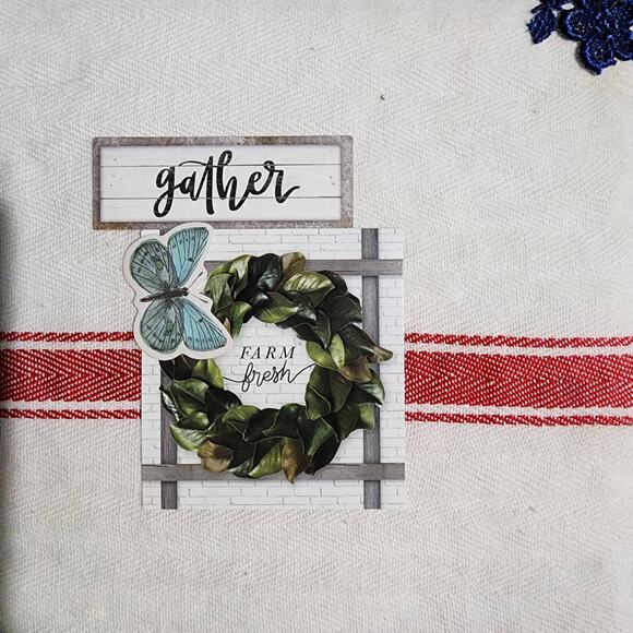 "GATHER" Junk Journal, 10in x 6.5in x 1in, 52pages - Picture 2 of 12